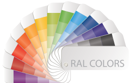 Порошковая покраска дверного полотна в любой цвет по  карте RAL 